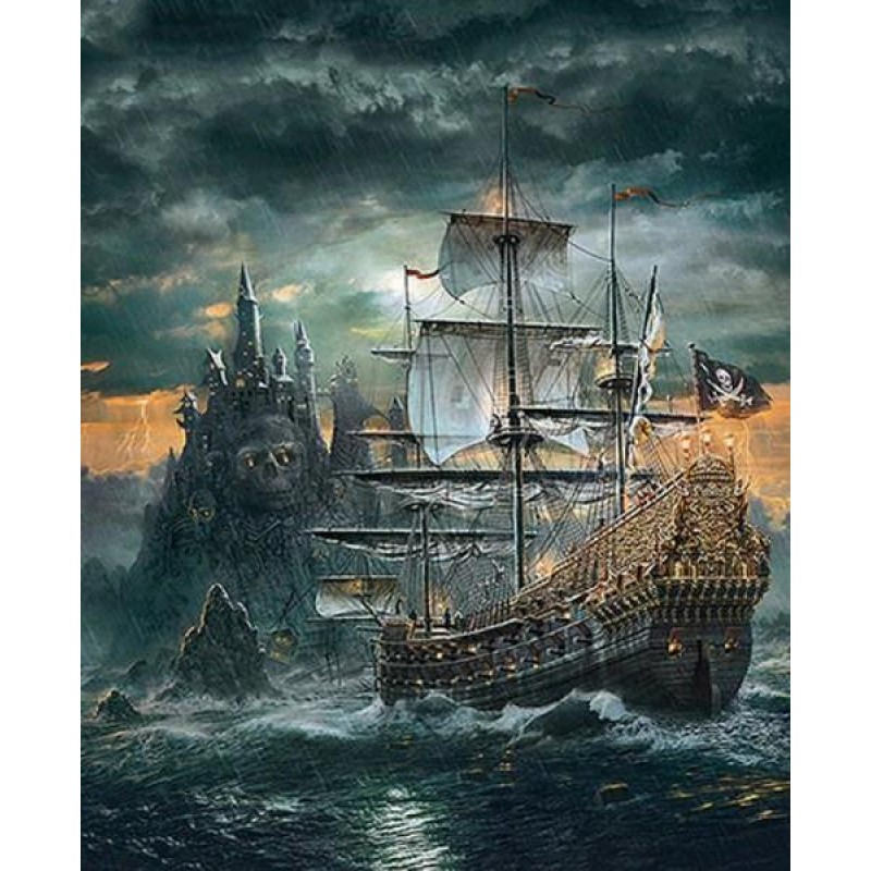 Pirates Ship - Paint by D...