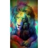 Sun & Moon Lions Diamond Painting