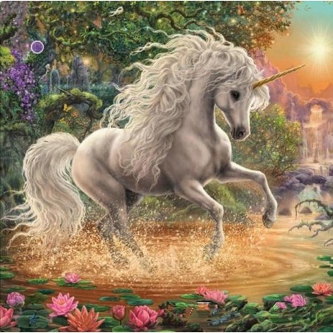 Mystical Unicorn Diamond Painting Kit