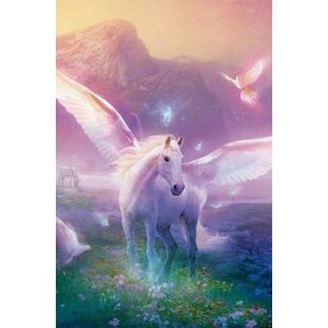 Pegasus Mythological Unicorn - Paint with Diamonds