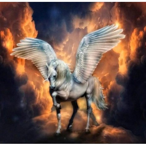 Pegasus Fire Diamond Painting