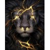 Stunning Black Lion Diamond Painting