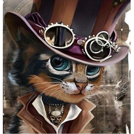 Stylish Cat Diamond Painting