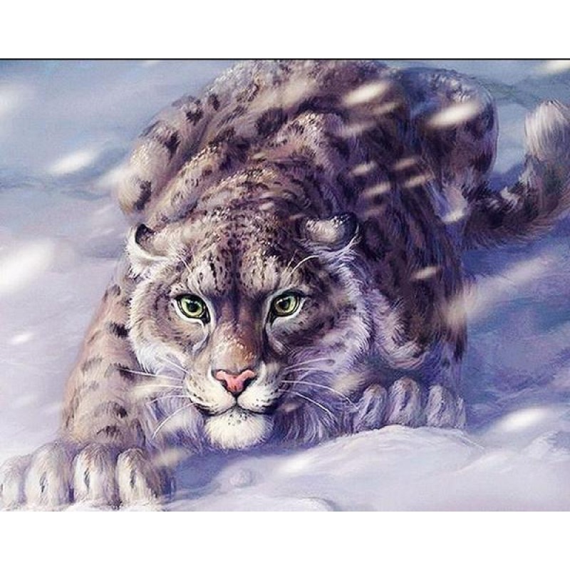 Snow Leopard Paintin...