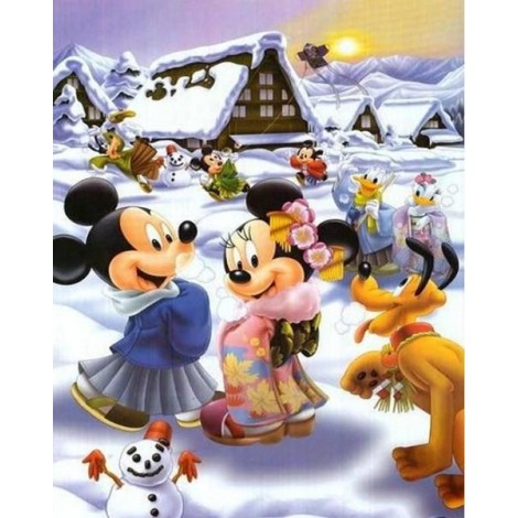 Disneyland Mickey & Minnie Mouse Diamond Painting