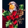 Chrismas Bird- Painting with Diamond