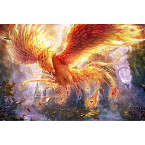 Furious Phoenix - Paint by Diamonds