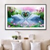 White Swans Love DIY Diamond Painting