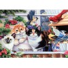 Cats & Birds DIY Diamond Paintings