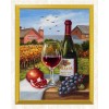 Pomegranate, Grapes & Wine Diamond Painting