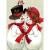 Snowman & Birds Pair